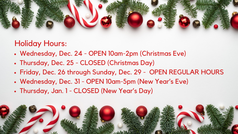 Hero - Holiday Hours 2025